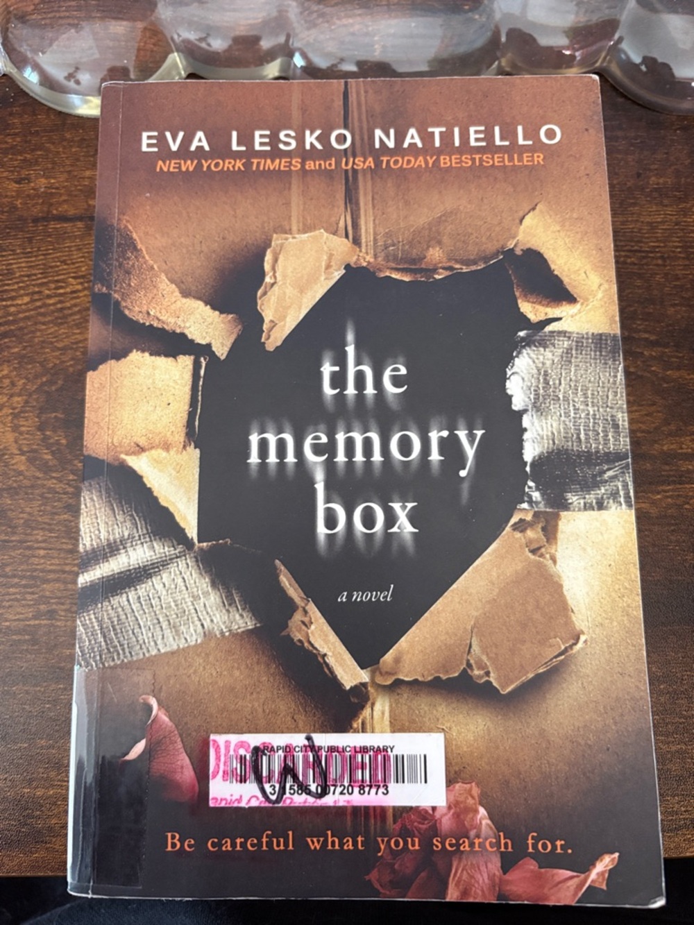 The Memory Box by Eva Lesko Natiello - Brown & Black Paperback Novel